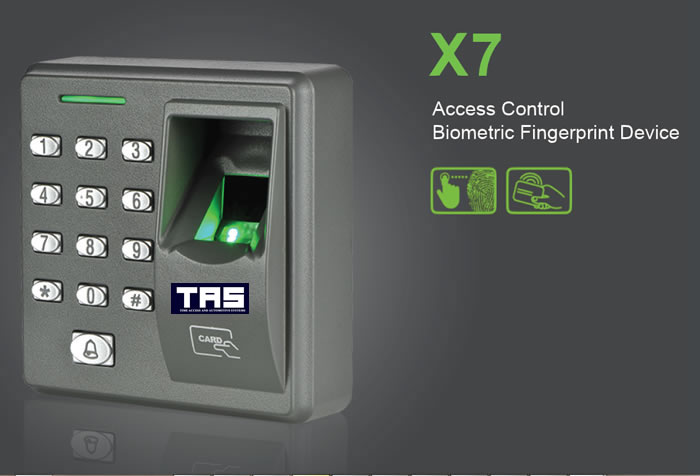 access control X7 FINGERPRINT READER DEVICE, X7 Time Access, biometric ...
