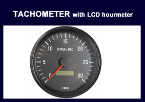 Tachometer electronic with lcd