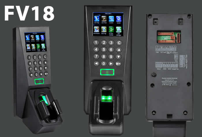 Multi Biometric FV18 Fingerprint reader and Vein reader Standalone Time Attendance & Access Control